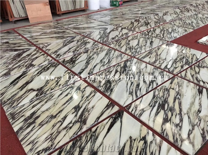 Italy Bvlgari Marble Slab,White Marble Cut to Size