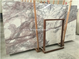 Lilac White Marble Slabs