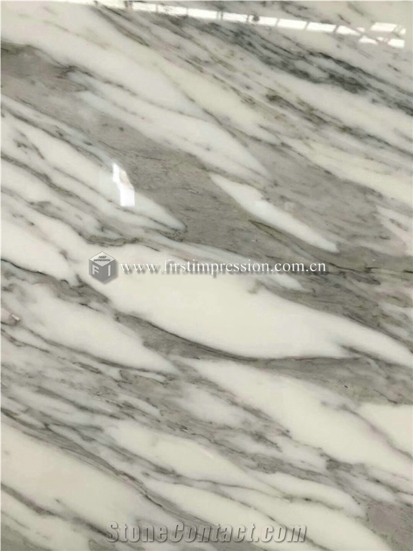 Luxury Arabescato White Marble Slabs,Tiles