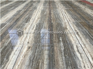 Silver Grey Travertine for Hotel Tiles