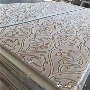Alabaster Cnc Curving Chinese Style for Wall Decor