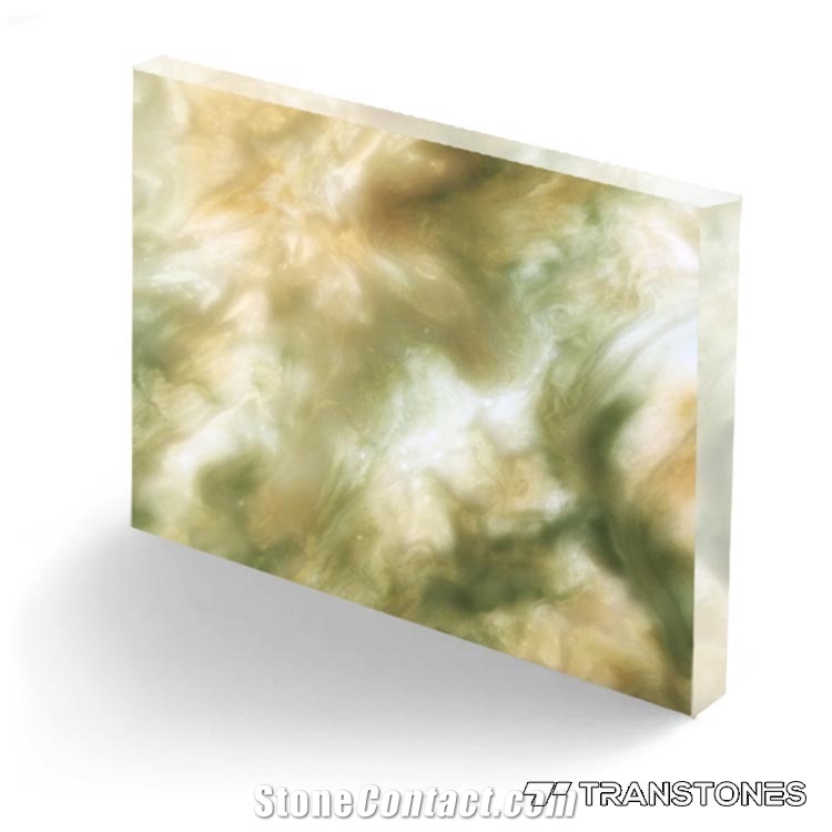 Artificial Stone Polished Alabaster Wall Panels