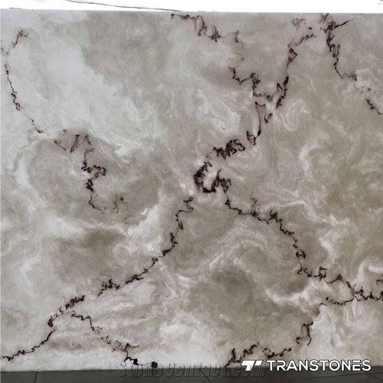 Artificial Wall Tiles Crystallized Stone Slabs