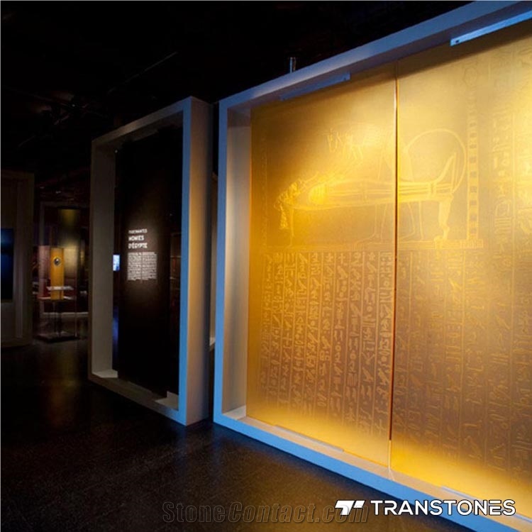Backlit Acrylic Wall Panel for Interior Decoration