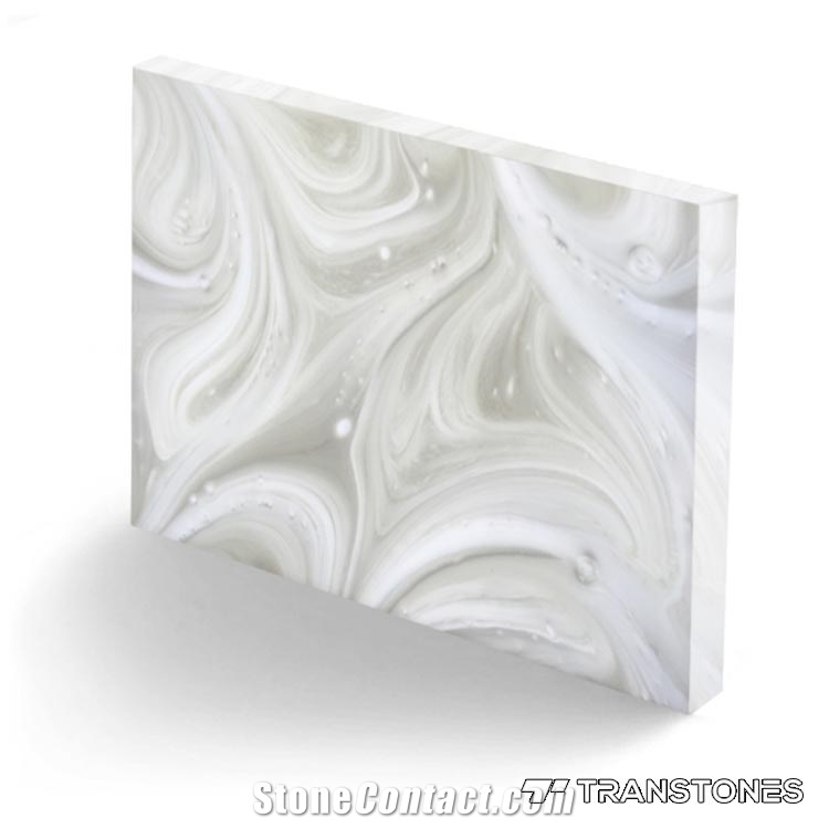Faux Alabaster Sheet for Table Top Decoration