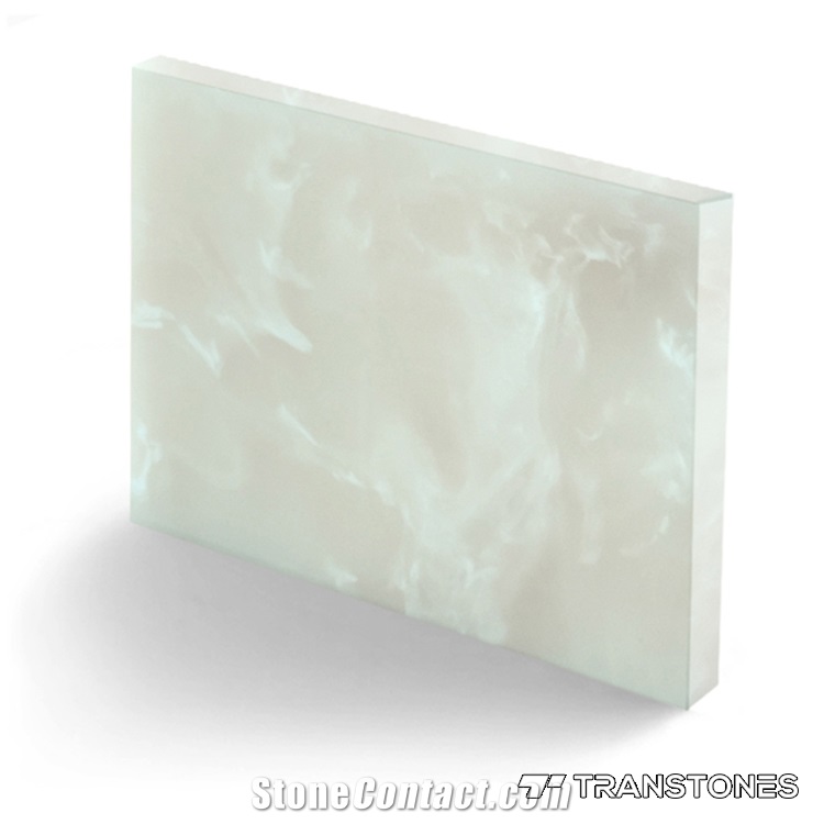 Faux Backlit Alabaster Stone for Wall Panels