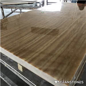 Guangzhou Factory Price Backlit Faux Onyx Slab for Home