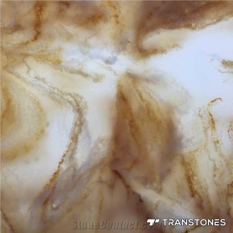 Hot Sale Alabaster Faux Stone Panel with Lighting