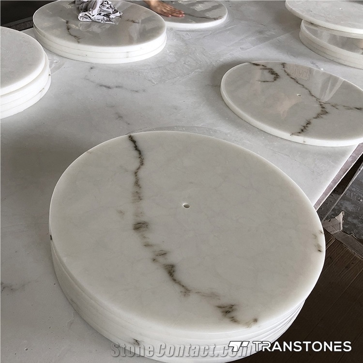 Resin Alabaster Round Shape Price for Home Decor