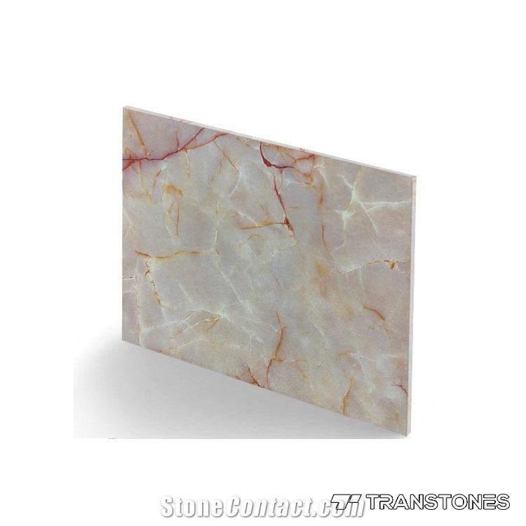 Translucent Faux Onyx Slabs Alabaster Stone
