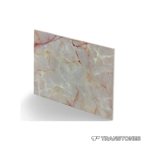 Translucent Faux Onyx Slabs Alabaster Stone
