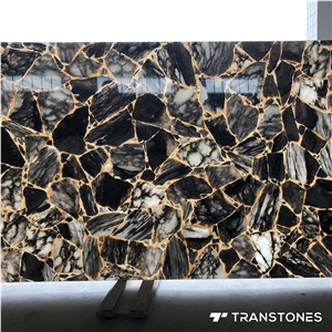 Translucent Faux Stone Customized Interior Design