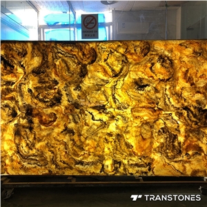 Translucent Faux Stone Deep Color Counter Wall Dec