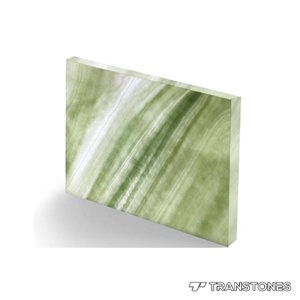 Translucent Onyx Slabs Green Alabaster Stone