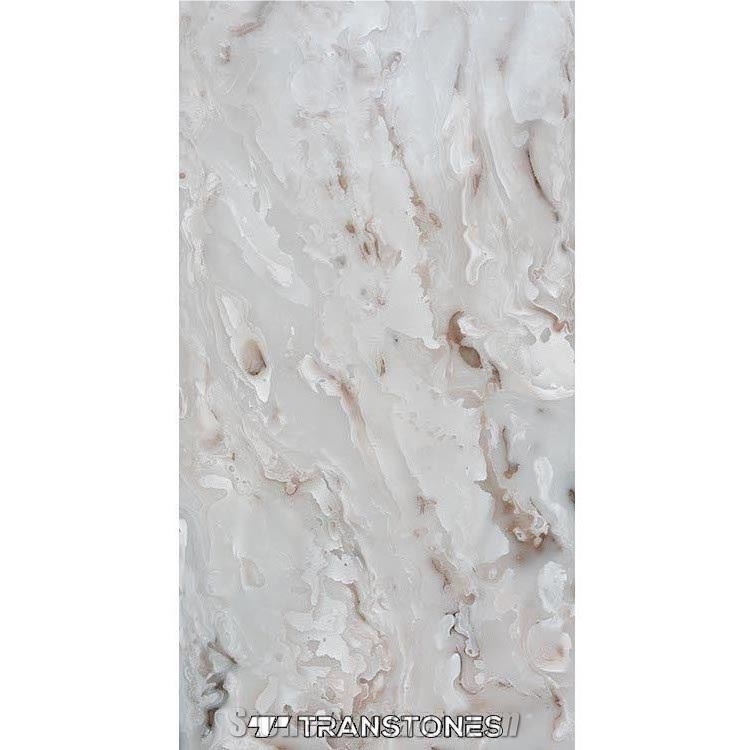 Translucent Stone Wall Cladding Alabaster Sheets