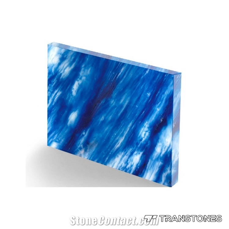 Transtones Sky Blue Alabaster Wall Panels