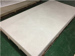 White Artificial Stone Floor Covering