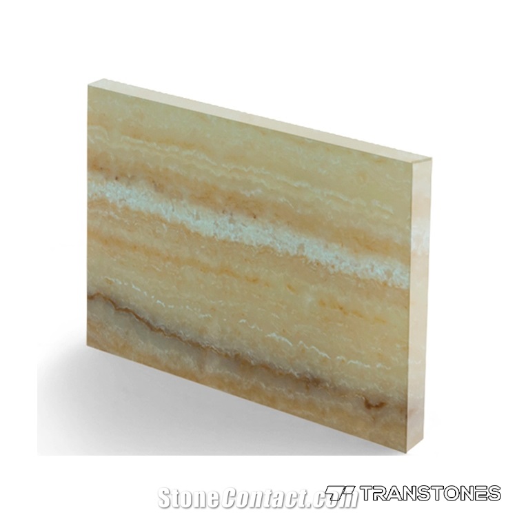 Wooden Design Artificial Alabaster Sheet