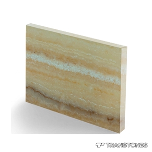 Wooden Design Artificial Alabaster Sheet