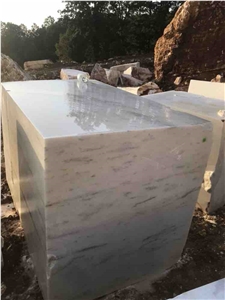 Kemalpasa White Marble Blocks from Own Quarry