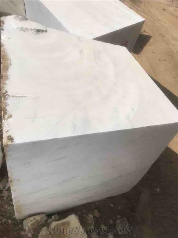 Kemalpasha White Marble Blocks- Pure White Marble Blocks
