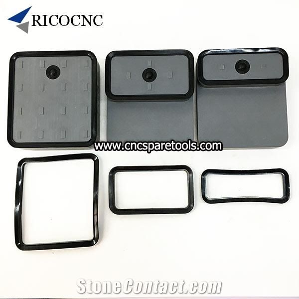 stone CNC fabrication Rubber BOTTOM seal for suction cups BLICK type 