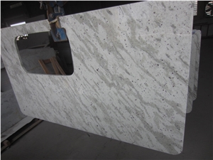 Andromeda White Granite Kitchen Countertops