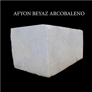 Afyon White Marble Blocks and Slabs