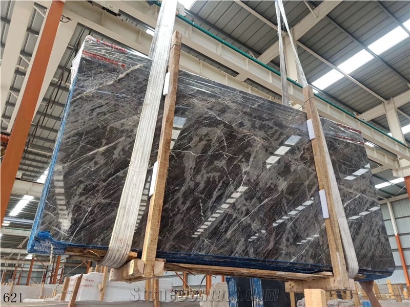 Afrodit Marble Italy Ice Grey Natural Stone Slab