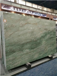China Green Jade Jasper Onyx Slab Wall Covering