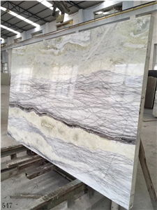 Connemarble Amazon Forest Green Marble Slab Wall
