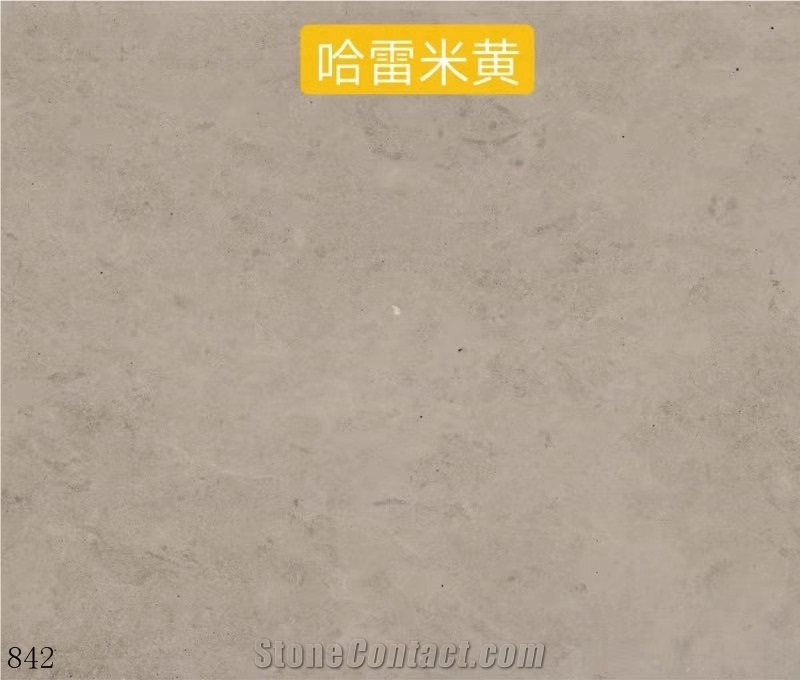 Dehbid Beige Halei Cream Marble Slab Tile in China