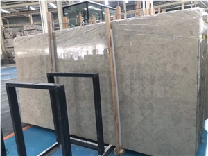 China Dora Ash Cloud Marble Polished Slabs For Floor