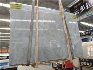China Dora Ash Cloud Marble Polished Slabs For Floor