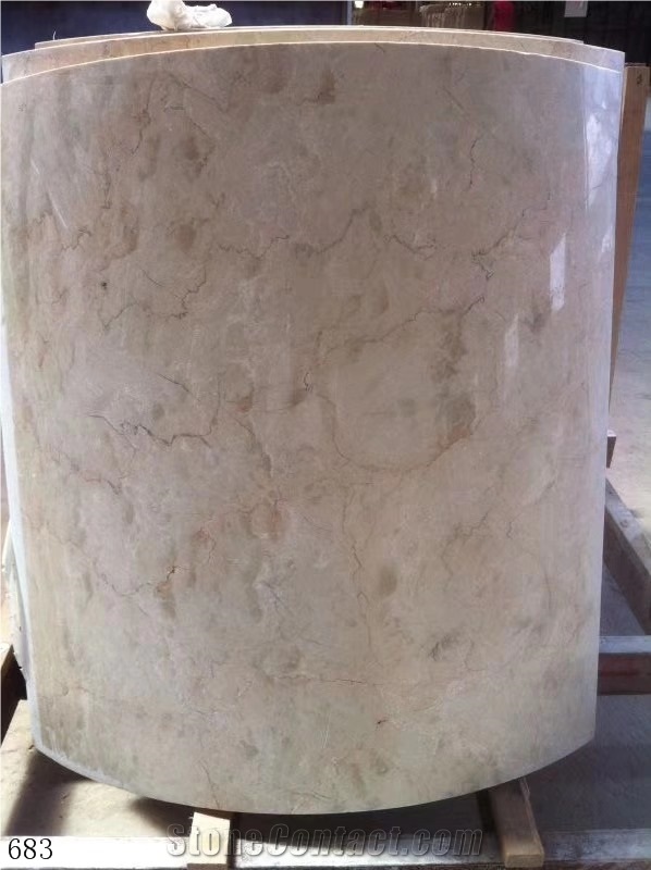 England Beige Marble Cream Stone Slab in China