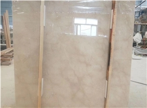 Ksm New European Beige Marble Slab Flooring Use