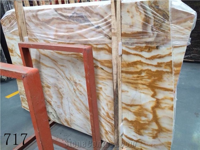 Linglong Jade Marble Exquisite Gold Onyx in China