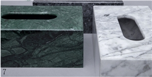 Natrual Marble Stone Tissue Paper Box