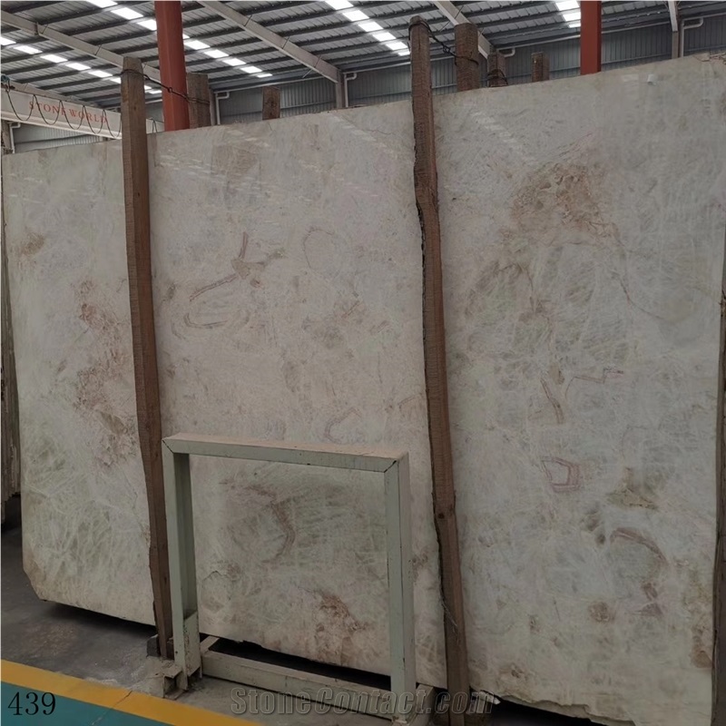 Peony White Onyx in China Stone Market Wall Floor