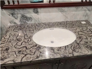 Turtle Venato Marble Bathroom Bath Vanity Top