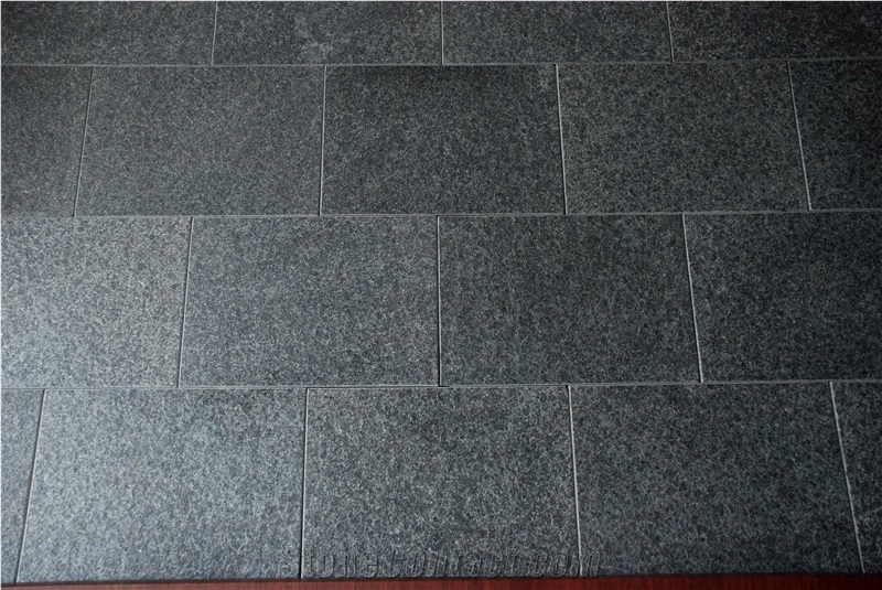 Fuding Black Pearl Granite Tiles Slabs