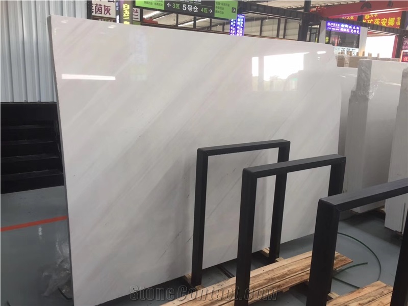 White Marble with Very Light Grey Veins