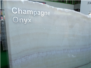 Champagne Onyx Blocks, Onice Champagne