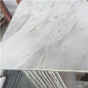 Volakas Marble White Aluminum Honeycomb Panels