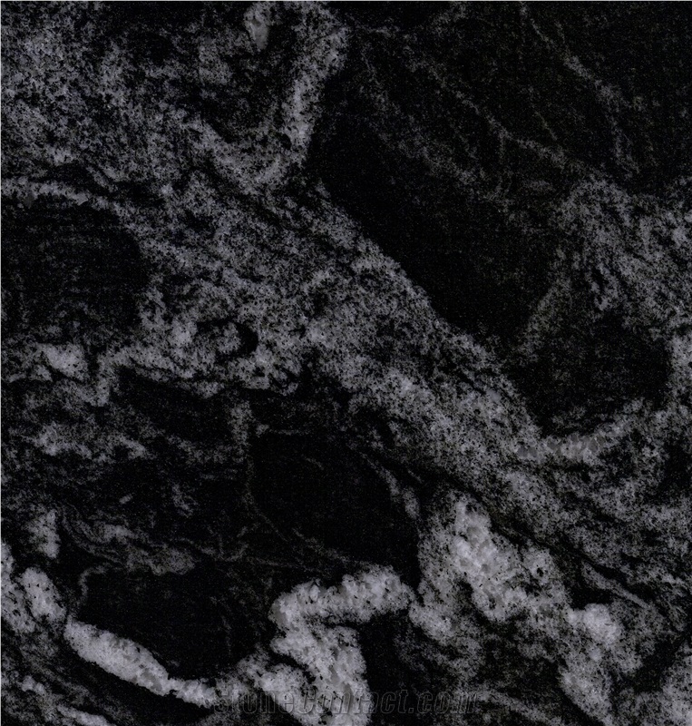 Black Marquinho Granite Slabs, Tiles