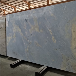 Azul Acquamarina Marble Blue Sky Marmol Slab