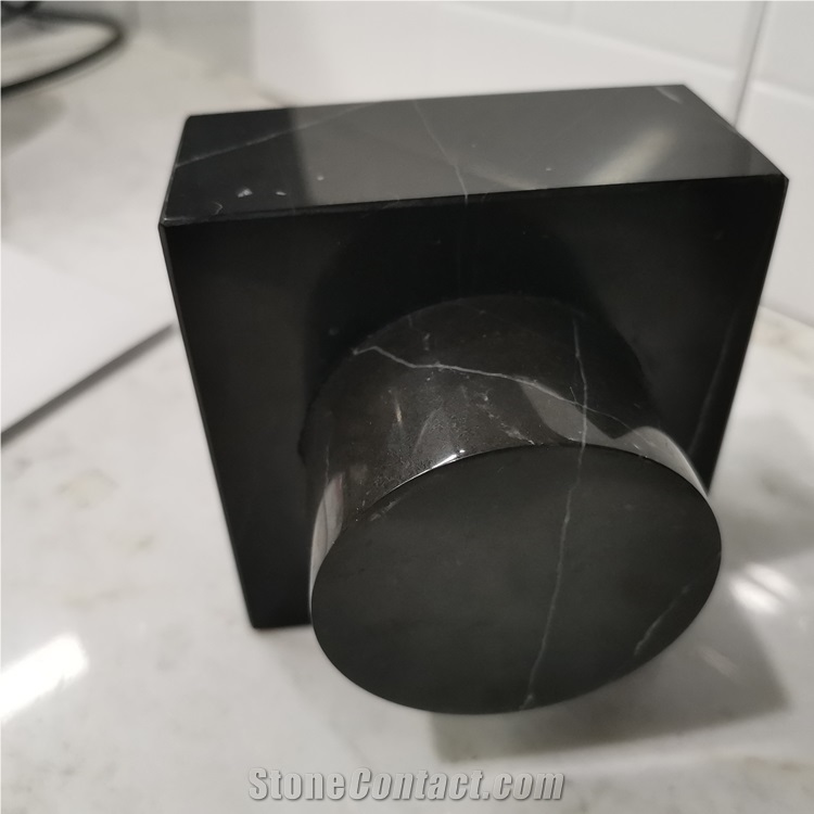 New Black Marble Watch Holder Stone Craft Design