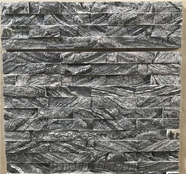 Archaize Black and Grey Wooden Grain Marble Stone