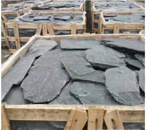 Black External Tile Broken Spell Stone Pitching