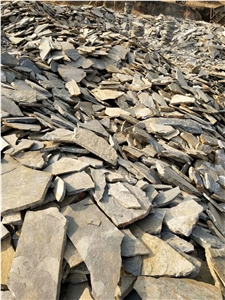 China Grey Laying Stone Irregular Pavers Random